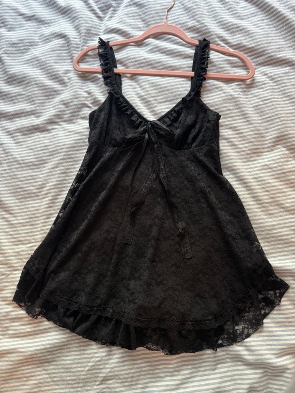 Urban Outfitters Black Lace Romper